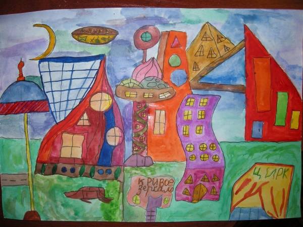 Конкурс детских рисунков «Город будущего»