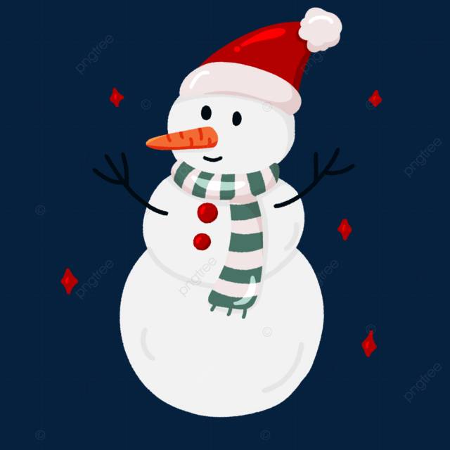 снеговик в шапке деда мороза PNG , дизайн снеговика, снеговик вектор, снеговик PNG картинки и пнг PSD рисунок для бесплатной загрузки