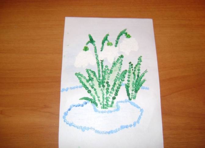 Рисование мятой бумагой в детском саду