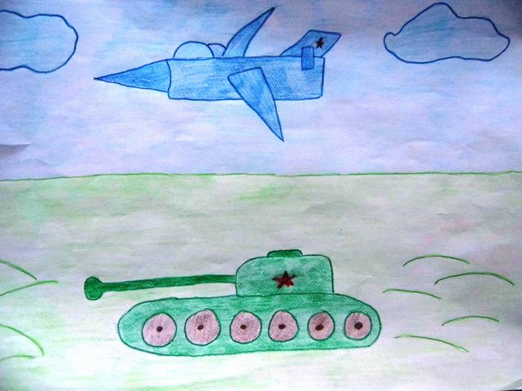 Выставка детских рисунков «О войне расскажут дети»