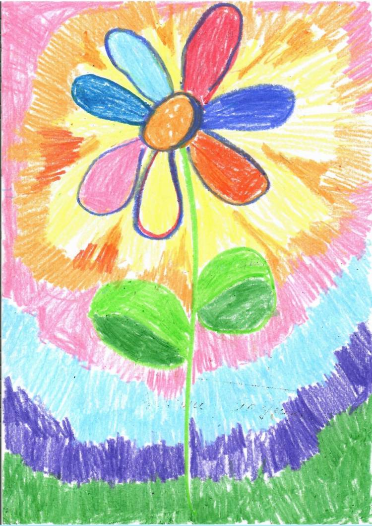 Цветик семицветик детские рисунки