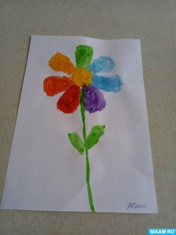 Занятие по рисованию «Цветик-семицветик» в старшей группе 