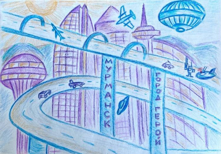 Итоги дистанционного открытого городского конкурса детского рисунка «Земля будущего»