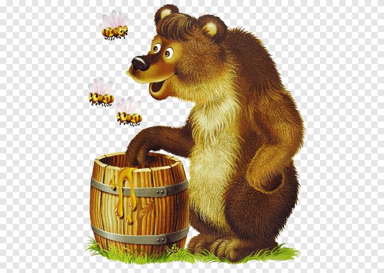 Бурый медведь Рисунок Бобр, медведь, ребенок, млекопитающее png