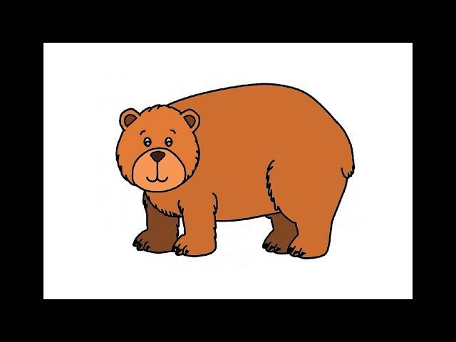 Как нарисовать Бурого медведя