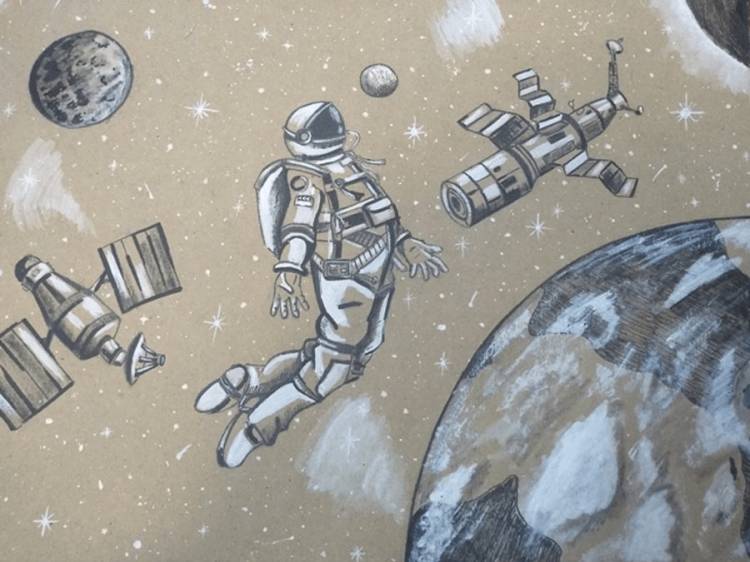 В Краснодаре откроется выставка детских рисунков ко Дню космонавтики
