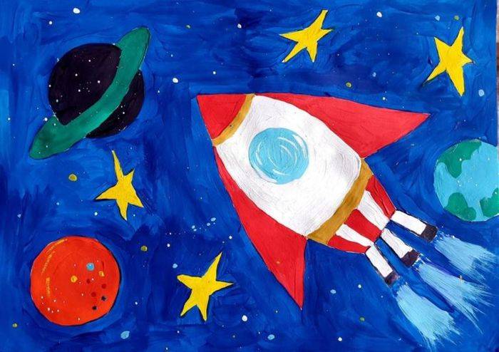 Дети с онкозаболеваниями запустили свои рисунки в космос