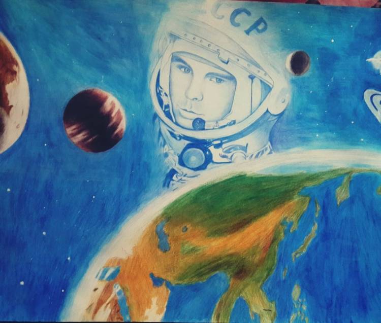 Конкурс рисунков «Мы рисуем космос»