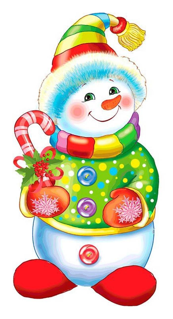Снеговик для оформления на новогодние праздники