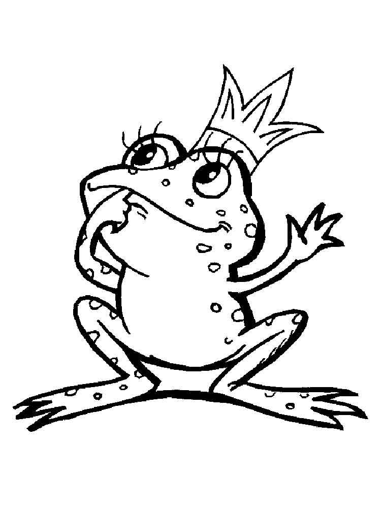 Раскраски Царевна-лягушка