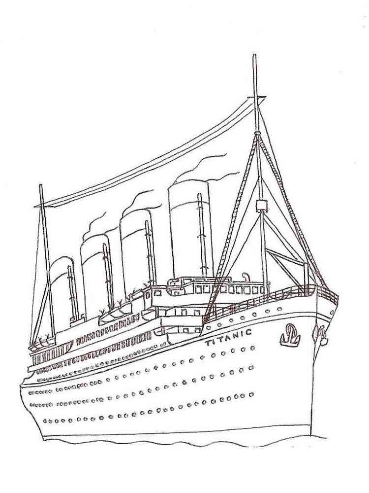 Раскраски Титаник