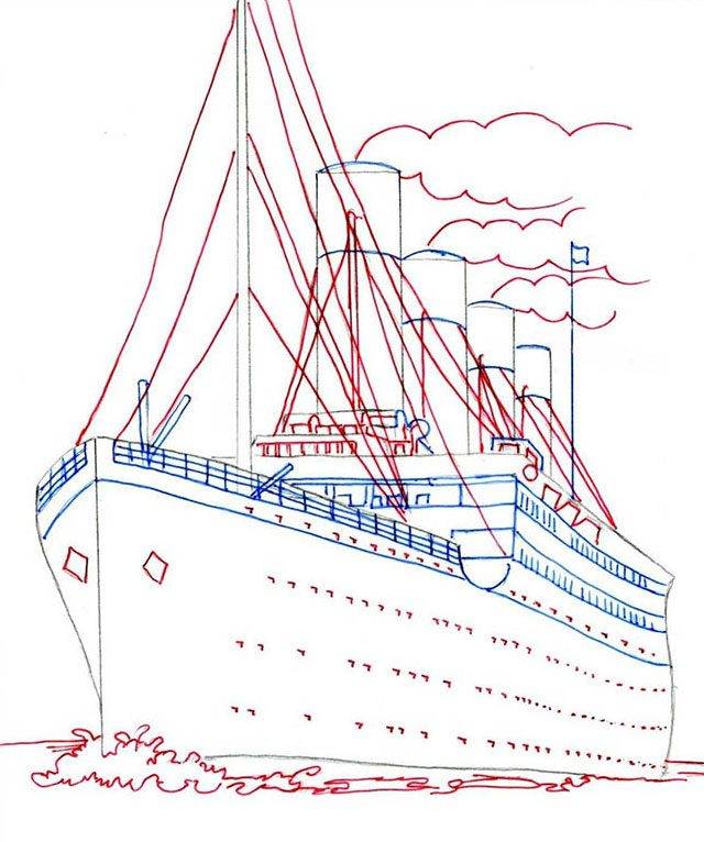 Рисунки карандашом Титаник 