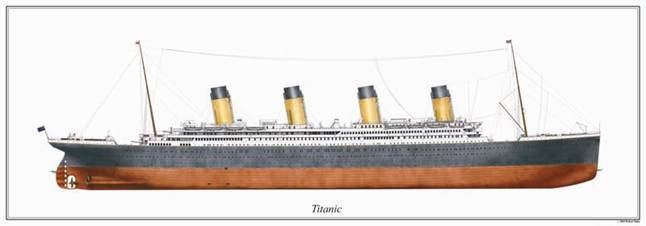 Как нарисовать Титаник карандашом поэтапно?