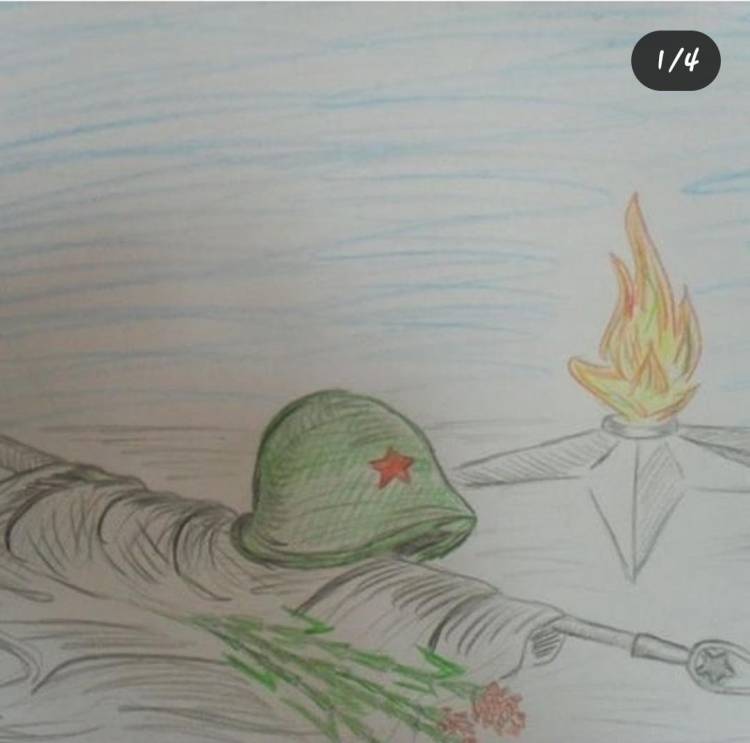 Легкие рисунки на тему война