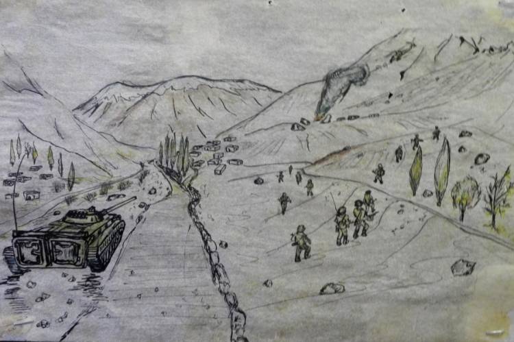Рисунки с войны (Афганистан)