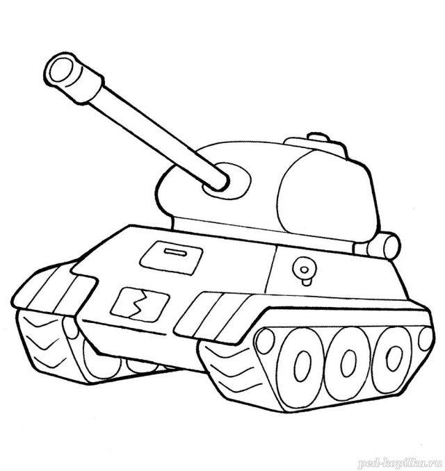 Картинки танков для срисовки 
