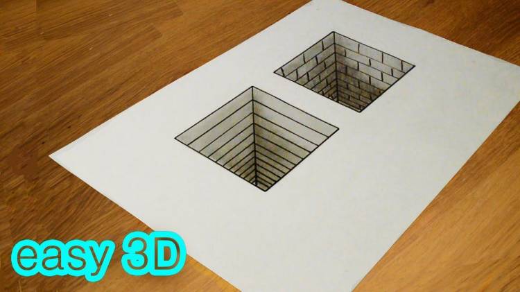 Оптические иллюзии рисунки простые