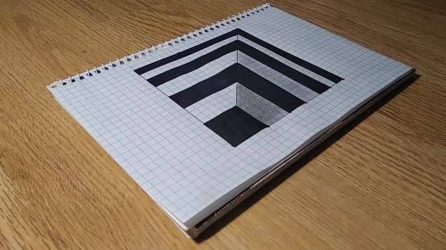 Простые рисунки для рисования оптические иллюзии