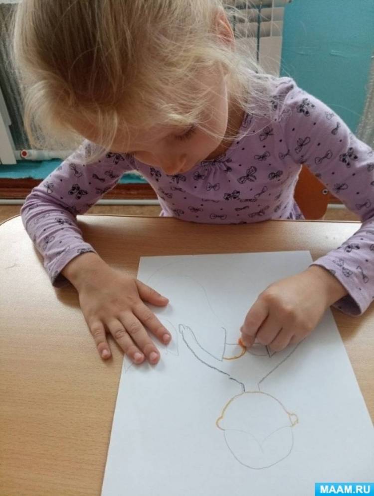 Детский мастер-класс для детей по рисованию восковыми мелками «Русалочка» 