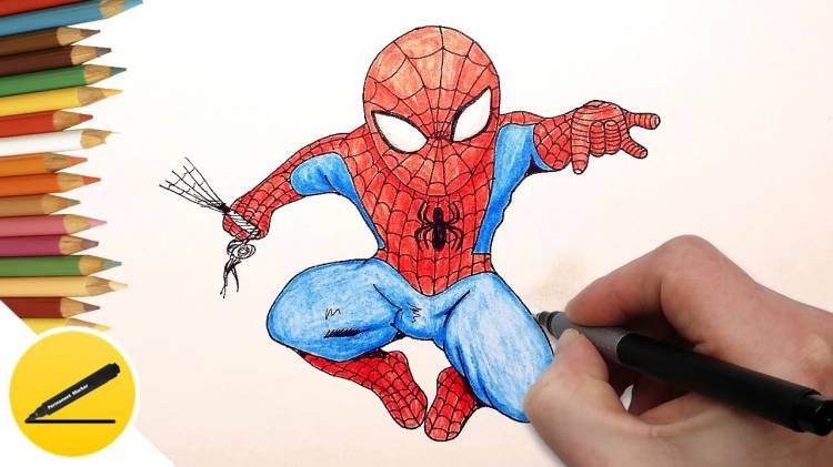 HOW to DRAW SPIDER