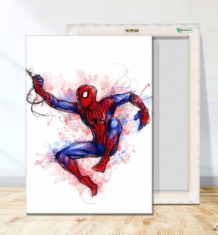 Картина для интерьера на стену Человек Паук Spider Man Marvel супергерои