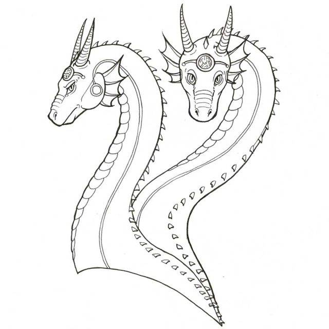 Рисунки драконов для срисовки 