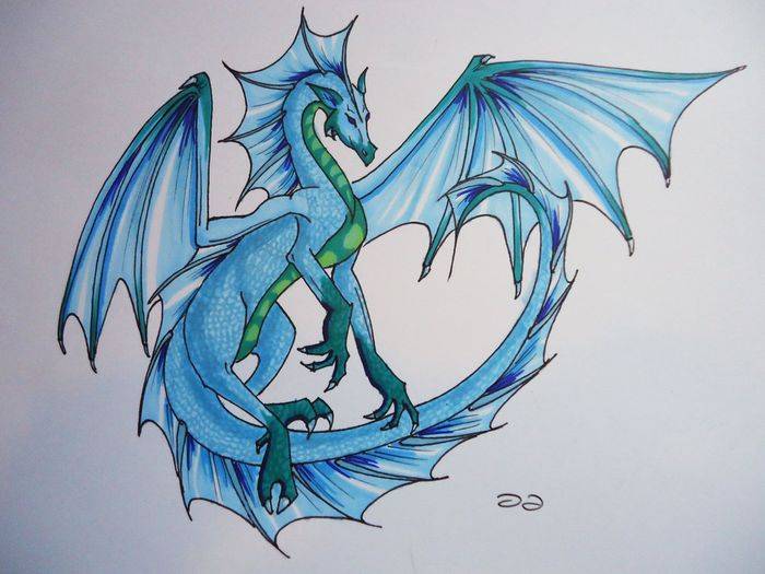 Картинки драконов для срисовки карандашом