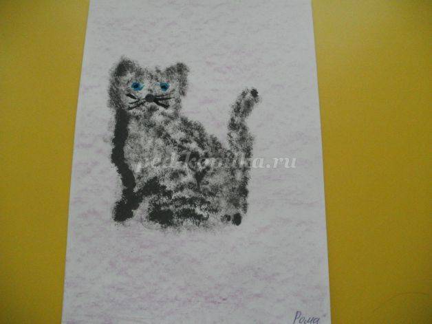 Конспект НОД по рисованию кошек в старшей группе детского сада