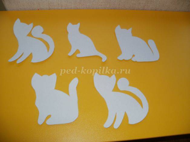 Конспект НОД по рисованию кошек в старшей группе детского сада