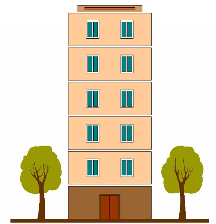 Аппликация модульная Строим дом многоэтажный