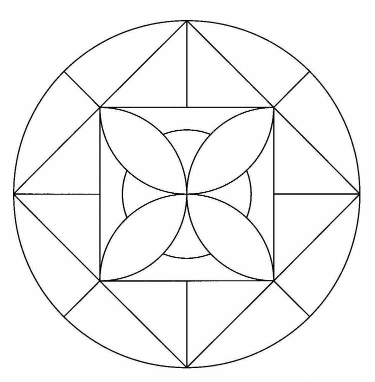 Орнамент геометрический рисунок легкий