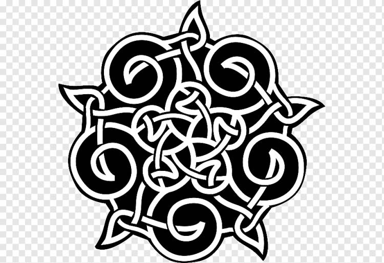 Кельтский кнот Орнамент Кельтский кельтский орнамент, орнамент, трикетра, монохромный, симметрия png