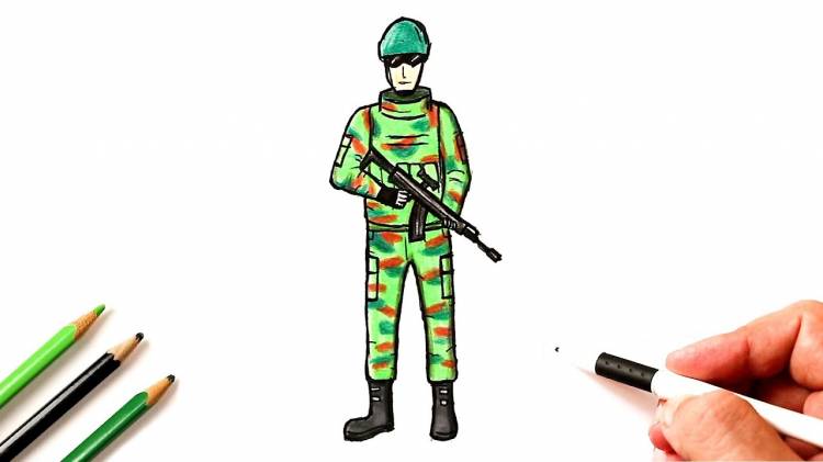 How to draw a Soldier