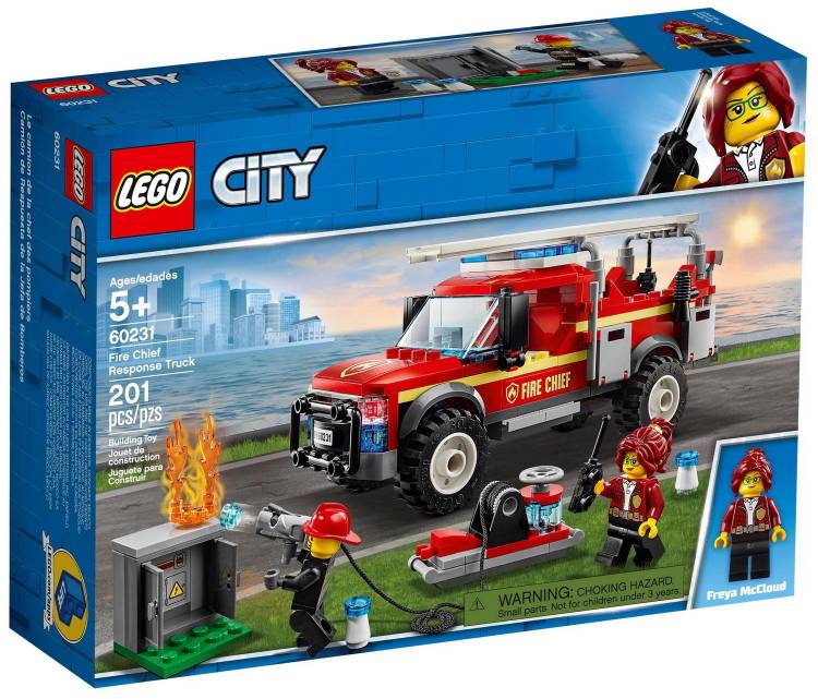 Конструктор LEGO City Town Грузовик начальника пожарной охраны