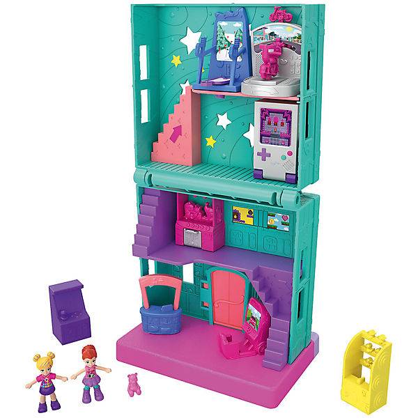 Игровой набор Mattel Polly Pocket Полливиль Игровая комната
