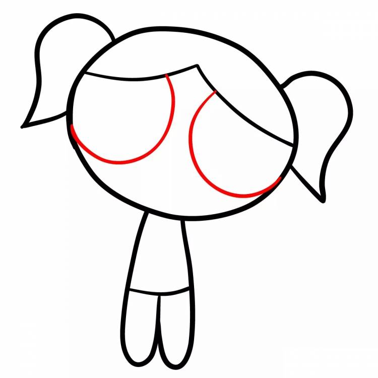 Как нарисовать Пузырек из мультфильма Суперкрошки
