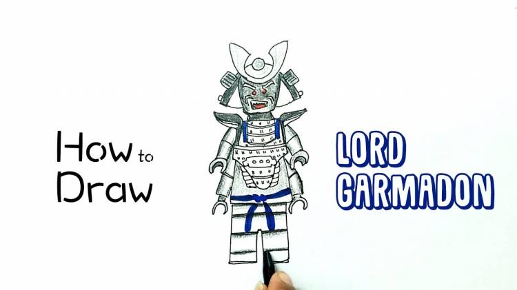How to Draw Lord Garmadon from LEGO Ninjago