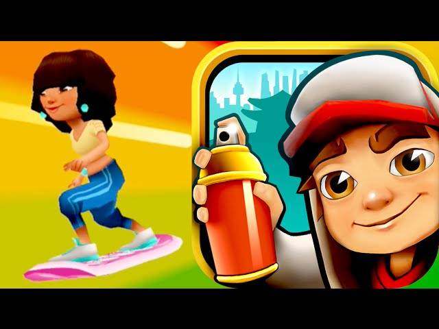 AMIRA AND OLD DUSTY BOARD! Subway Surfers