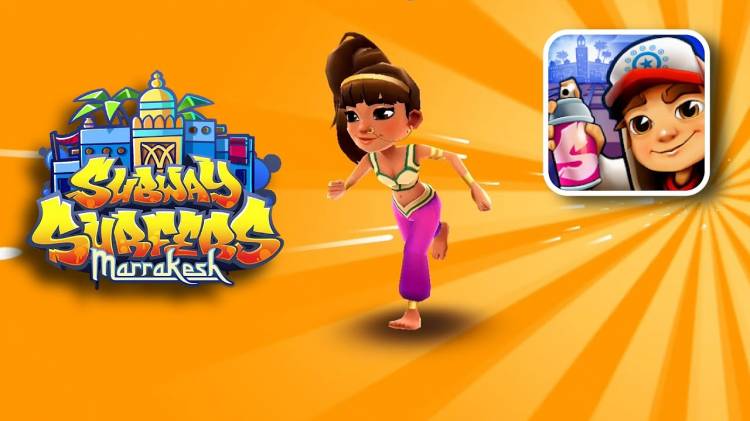 SUBWAY SURFERS AMIRA WITH OLD DUSTY BOARD