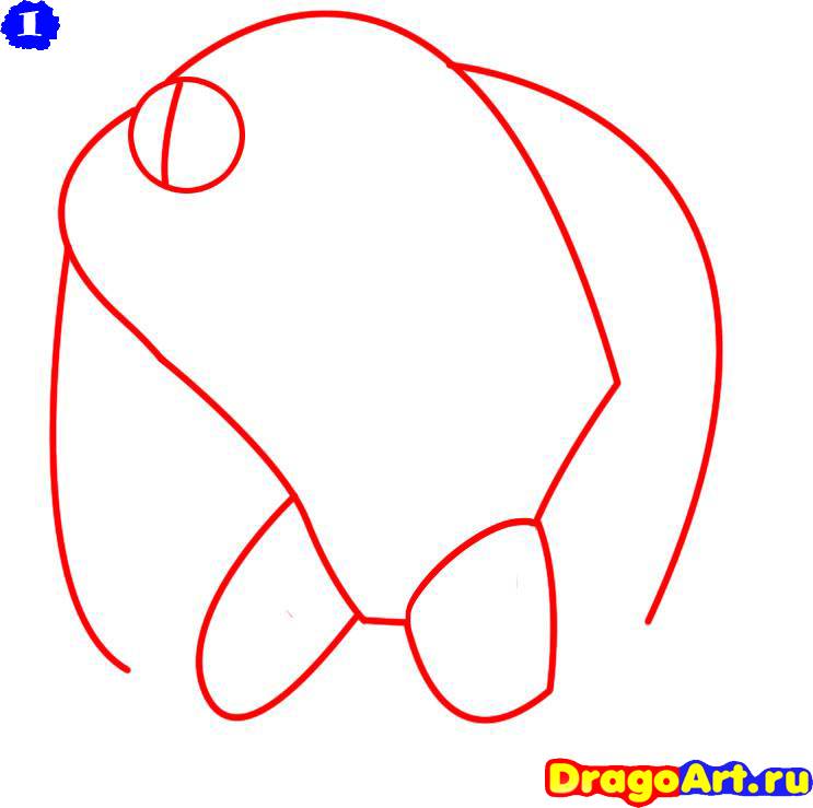 Как нарисовать Гумангозавра из Ben