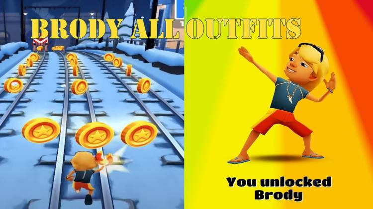 Brody Core crew , Posh Outfit, chill Outfit gameplay Subway Surfers online free