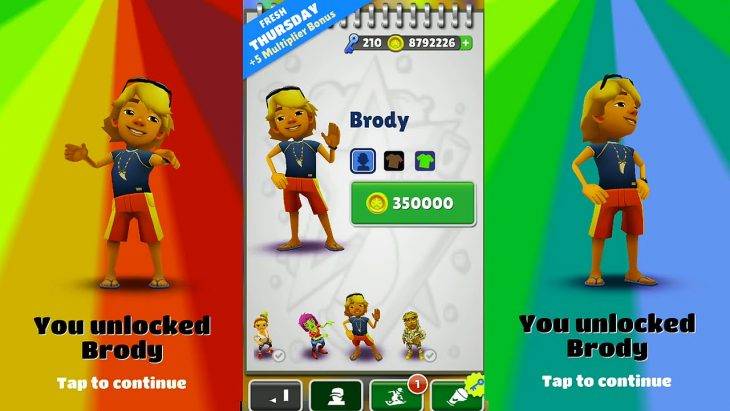 Броди из мультсериала Subway Surfers 