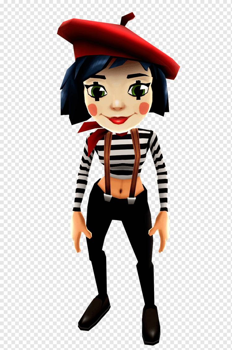 Subway Surfers Coco the French Mime, игры, метро серферы, png