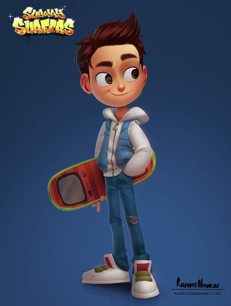 Ниндзя из мультсериала Subway Surfers