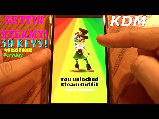 Unlocking Steam Outfit on Subway Surfers!