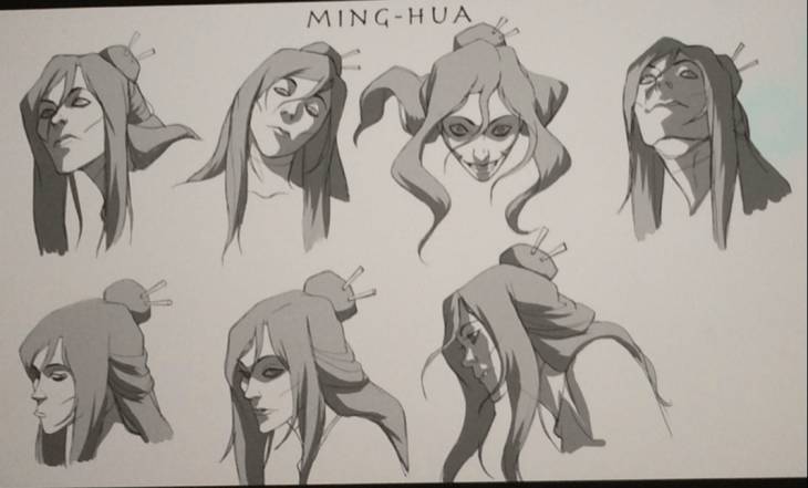 Минг-Хуа из мультсериала Легенда о Корре 