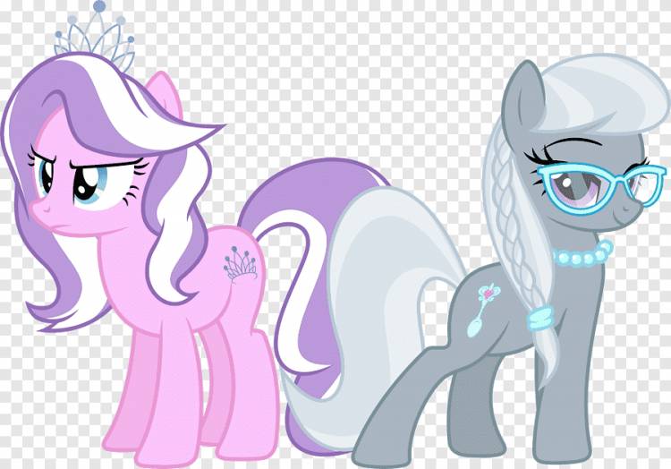 Pony Diamond Tiara Derpy Hooves Equestria Daily, зрелая мама, лошадь, фиолетовый png