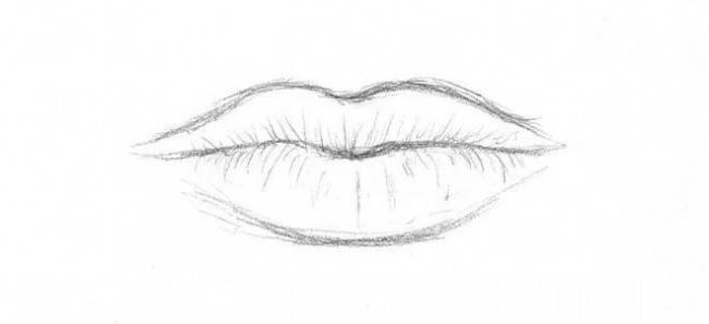 Рисунки для срисовки губы и глаза 