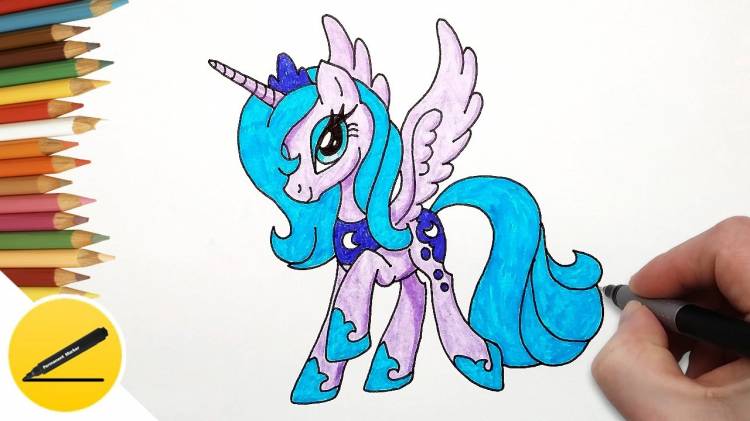 How To Draw Pony Princess Luna
