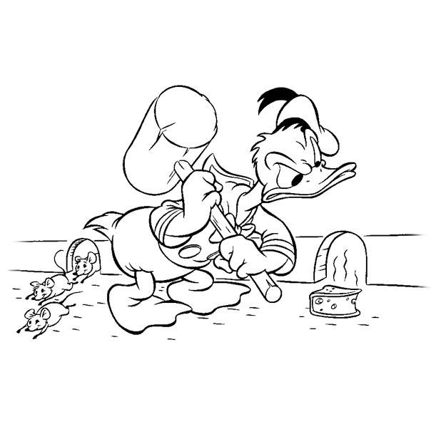 Срисовки Дональда Дака из мультсериала Утиные истории 